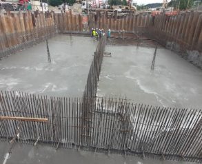 Betoniranje temeljne plošče - 24.9.2020