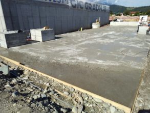 Izveden naklonski beton na krovni plošči – 15.07.2021